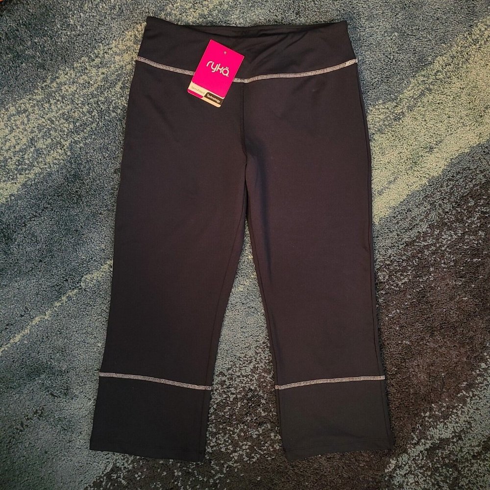 Ryka Endurance Regular Fit Crop Pants True Blue Women's Size Small NWT
